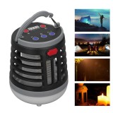 Lampă electrică 3-1 anti-ț&acirc;nțari pentru camping, lampă UV re&icirc;ncărcabilă USB, pentru grădină și terasă, capcană, lampa si laterna