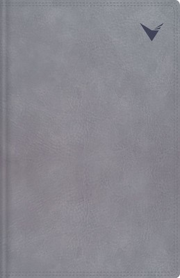 Biblia de Estudio Nbla, Leathersoft, Gris, Interior a DOS Colores, Con