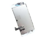 Display iPhone 8 LCD Alb Complet Cu Tablita Metalica Si Conector Amprenta