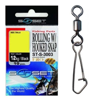 Agrafa Vartej Sunset ST Rolling Hooked Snap ST-S-3003 Nr10 12kg foto
