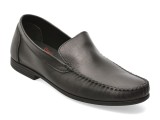 Cumpara ieftin Mocasini OTTER negri, 5015, din piele naturala