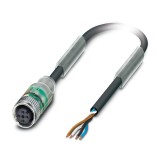 Cablu PHOENIX CONTACT M12 4 pini drept 1,5m pentru senzori 24V DC IP68