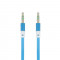 Cablu Audio AUX Jack 3.5mm (Albastru) 1 Metru Forever