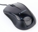 Mouse Gembird MUS-3B-02, 1000 DPI, Optic (Negru)