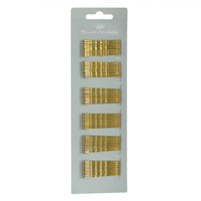 Set Agrafe Păr, 72 Bucăți, Lungime 4.8cm, Bronz