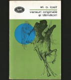 VERSURI ORIGINALE ȘI TĂLMĂCIRI - ST. O. IOSIF - BPT