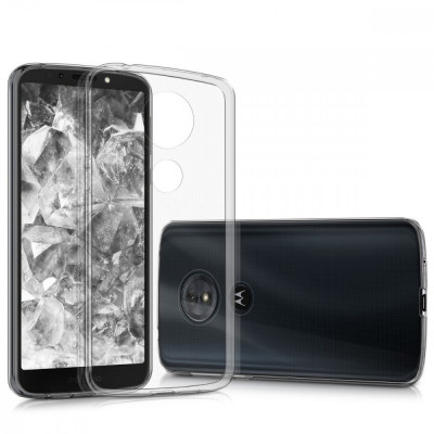 Husa pentru Motorola Moto G6 Play, Silicon, Transparent, 44617.03 foto