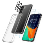 Husa Kwmobile pentru Samsung Galaxy S22 Plus, Transparent, Silicon, KWM000021LV001C, Carcasa
