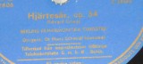 PLACA PT. GRAMOFON &amp; PATEFON TELESTAR VAREN OP. 34 KJARTESAR OP .34 EDVARD GRIEG