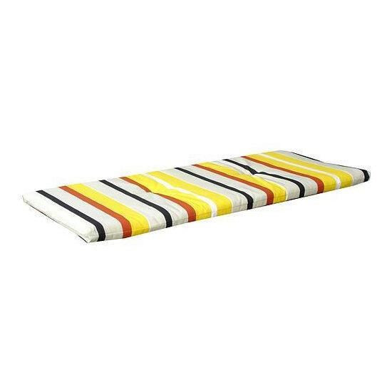 Saltea pentru sezlong, multicolor, 109x46x4 cm, Helved