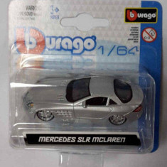 Macheta Mercedes-Benz SLS McLaren 2004 Generic Scara 1:64 Silver foto