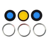 Geam Camera Spate cu Rama Apple iPhone 16 Pro Max Alb / White - Inlocuire Camera