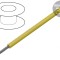 Cablu HookUp Wire 26AWG PTFE Galben 30,5m