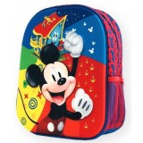 Ghiozdan Gradinita 12,5 3D Mickey, Mickey Mouse