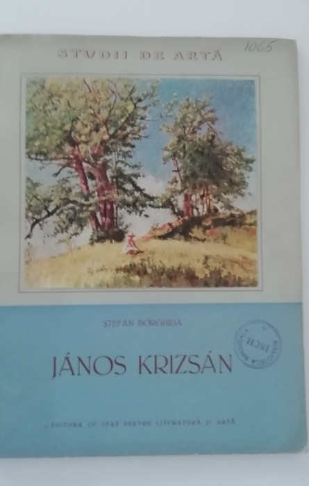 myh 310s - Studii de arta - Stefan Borghida - Janos Krizsan - 1957