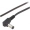 Cablu DC 5,5x2,1 mm Negru 2m