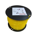 Fir profesional pentru motocoasa, rotund, 3mm, bobina 280 metri, galben, 2.55kg, CFR026