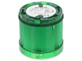 Semnalizator LED Verde 24V IP65 &Oslash;70mm
