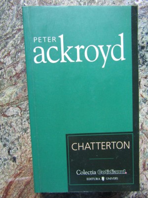 CHATTERTON-PETER ACKROYD foto