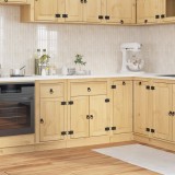 vidaXL Dulap cu sertar Miere 60 x 46 x 81,5 cm Lemn de pin masiv 42007557