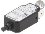 &Icirc;ntrerupător de Supracurent 240VAC 48VDC 9A SPST 1 Poli