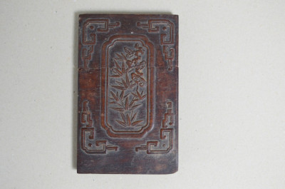 Vechi panou de lemn sculptat China sec 18-19 foto