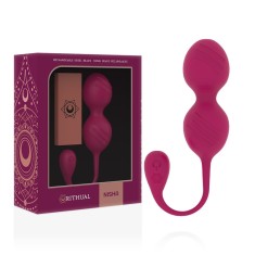 Bile vaginale cu vibratii Keggel RITHUAL - NISHA Orchid foto