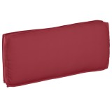 vidaXL Cojoc de Palet pentru Șezut/Spătar Roșu Vin 120x50x12 cm Material Oxford