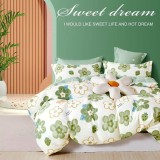 Cumpara ieftin Lenjerie de pat Percalle,pat dublu, 3 piese, cearceaf pat clasic 160cm x 240cm, cearceaf pilota 150cm x 220cm, 1 fata perna 50 x 70-PRC43.3PIESE