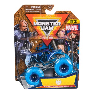 MONSTER JAM MARVEL CAMION GIGANT SHIELD SCARA 1 LA 64 SuperHeroes ToysZone foto