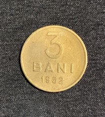 Moneda 3 bani 1952 RPR foto