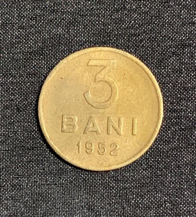 Moneda 3 bani 1952 RPR