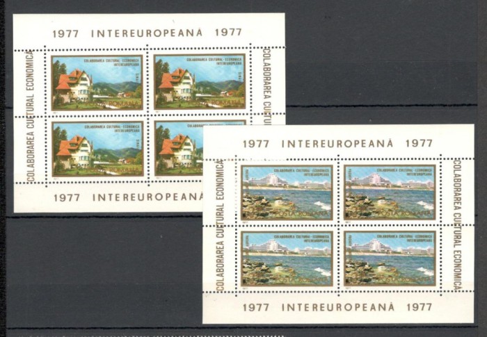 Romania.1977 INTEREUROPA-Bl. YR.627