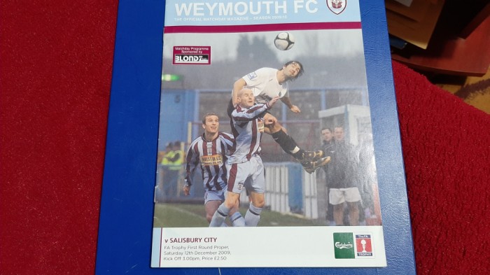 program FC Weymouth - Salisbury City