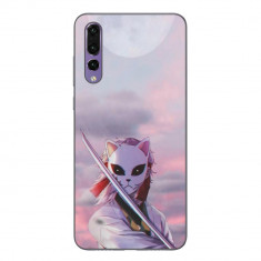 Husa compatibila cu Huawei P20 Pro Silicon Gel Tpu Model Demon Slayer Sabito