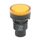 Indicator LED de semnalizare galben 220V AC &Oslash;30 mm Breckner Germany