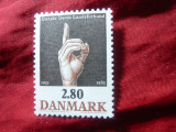 Serie 1 valoare Danemarca 1985 - 50 Ani Organizatiile de Ajutor, Nestampilat