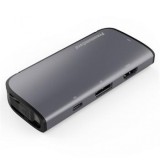 Docking station USB-C la HDMI 1.4 + VGA + Displayport 1.2 + PD 3.0 MST, KU31DOCK14, Oem