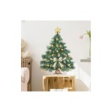 Cumpara ieftin Sticker/Autocolant Craciun Brad cu Stelute 30x90cm - 661522