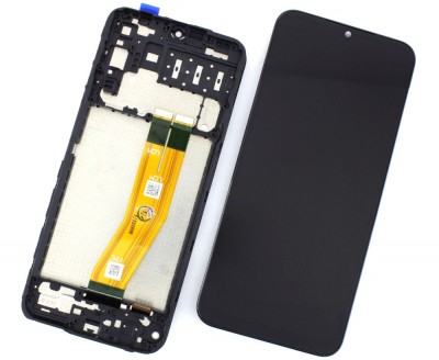 Display Samsung Galaxy A14 4G A145 cu Rama Negru Black foto