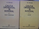 CALCUL DIFERENTIAL SI INTEGRAL. NOTIUNI FUNDAMENTALE, EXERCITII VOL.1-2-GH. SIRETCHI-338023