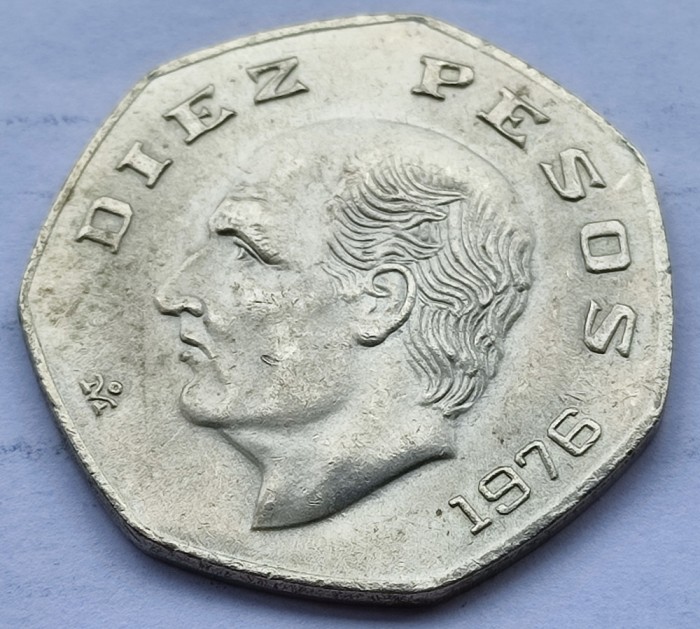 275. Moneda Mexic 10 pesos 1976