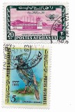 Afganistan - Marci diverse (2 buc.), 1964-1965 - valori obliterate