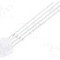 Dioda LED 5mm, RGB, {{Parte frontala}}, 1.8...2.2/2.8...3.1/2.9...3.2V, WORLDSEMI - WS2812D-F5