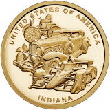 Statele Unite 1 Dolar 2023 D (Inventii: Indiana - Masini) KM-783 UNC !!!, America de Nord