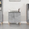 Gossi dulap de chiuveta, gri beton, 58x33x60 cm, lemn prelucrat