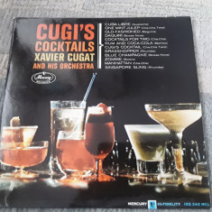 [Vinil] Xavier Cugat and His Orchestra - Cugi's Cocktails - album pe vinil