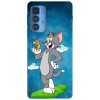 Husa compatibila cu Motorola Edge 20 Lite model Tom And Jerry Friends, Silicon, TPU, Viceversa, Transparent, Carcasa
