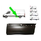 Segment reparatie aripa spate Mercedes Sprinter 2519, Sprinter; Vw Crafter, spate, stanga, metal galvanizat; in fata rotii; fara gauri ornament;
