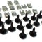 Set fixare scut motor BMW seria 3 (E36) 12.1990-03.2000, X1 (E84) 09.2009-08.2015, X3 (E83) 06.2003-11.2010; set 28 buc, fixare scut sub motor, 07119